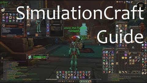 How to Sim Your World of Warcraft Character