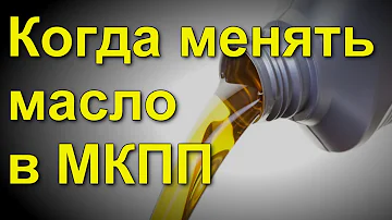 Как часто нужно менять масло в мкпп