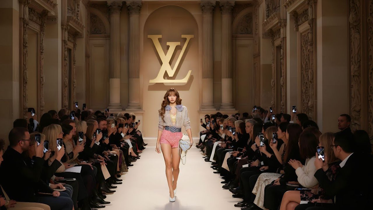 EXCLUSIVE: Lisa BLACKPINK Appears Gracefully at Louis Vuitton SS26 Runway In Paris Fashion Week 2025