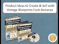 Product Ideas to Create and Sell with Vintage Blueprints Cash Bonanza