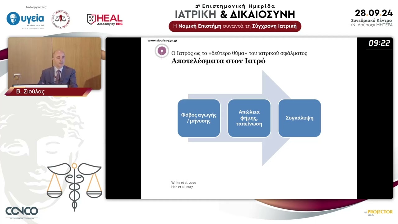 ΙΑΤΡΙΚΗ & ΔΙΚΑΙΟΣΥΝΗ | Γ’ ΘΕΜΑΤΙΚΗ: Η Ιατρική απέναντι στη Θέμιδα