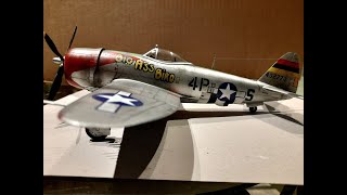P 47 D Thunderbolt 1 - 1/48 scale by Hobby Boss.