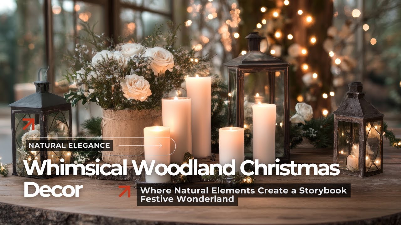 Organic Christmas Delight: Whimsical Woodland Meets Rustic Elegance ...