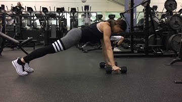 How to Perform a Renegade Row with Push Up