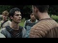 Things get heated between Thomas and Gally [The Maze Runner]