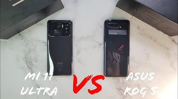 Xiaomi Mi 11 Ultra VS Asus ROG 5 Speed, RAM, Temperature, Geekbench Test!
