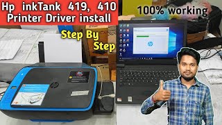 How To install Hp ink Tank wireless 419 Printer in Laptop | Driver Download And install screenshot 5