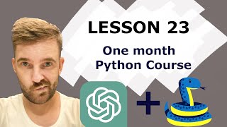Python & ChatGPT Course. Lesson 23. Web scraping. Data visualization. Matplotlib and Seaborn.