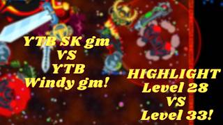 👑 YTB SK gm VS YTB Windy gm! ⚔️ Highlight Level 28 VS 33! ☠️ (EvoWars.io)