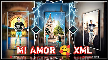 𝐌𝐈 𝐀𝐌𝐎𝐑 💝🥰 || XML FILE 🎟️🦋 || ALIGHT MOTION XML EDIT || BY :-@edit_by_iftikar_creation