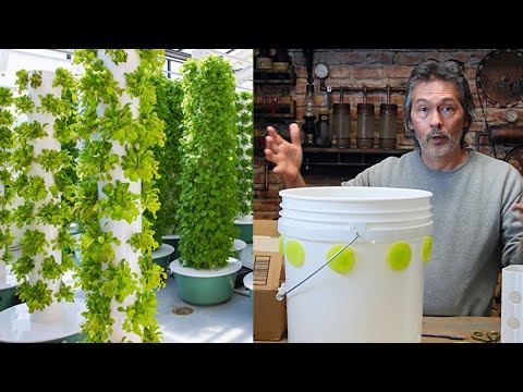 Cheap & Easy Vertical Tower Garden with No Power, Diy Hydroponics