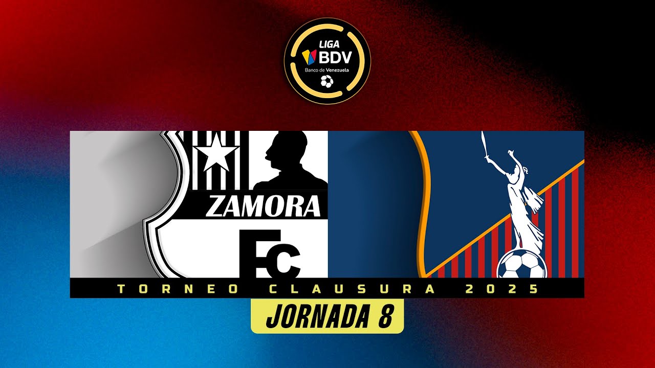 Zamora vs. Monagas - Torneo Clausura 2025 - Jornada 8 - YouTube