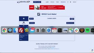 How to Use the BINGO Card Maker @ eslactivities.com