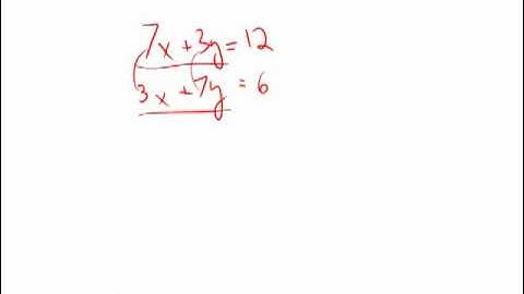 Revised GRE Practice Test 1st Edition: Section 5 - Question 10 (2 equations with 2 variables)