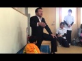 横峯先生と一緒に保育参観を実施しました!子どもはみんな天才!