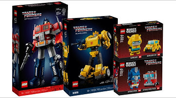 All LEGO Transformers sets so far Compilation/Collection Speed Build