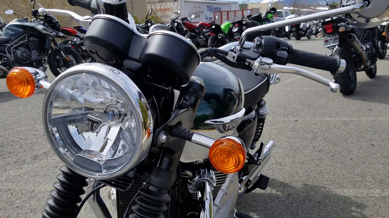 2018 Triumph Bonneville T 120 Competition Green White Youtube
