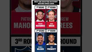 Best QB Drafted In Every Round Since 2000 #nfl #americanfootball #nflqb #nflhistory #nflnews