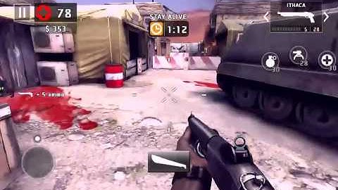 Dead trigger 2 BOSS Rager slip on the floor