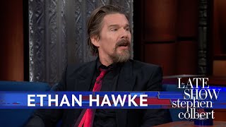 Ethan Hawke Got A Rave Review In The Bathroom