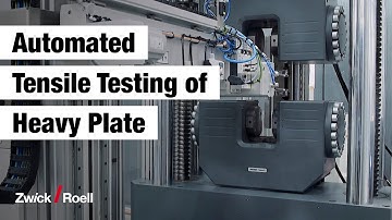 Robotic Testing System roboTest P for Tests on Heavy Plate Steel