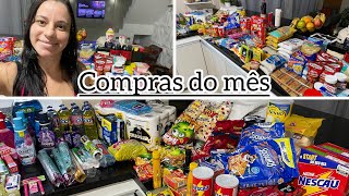 Compras do mês de maio, eu e Manu no mercado