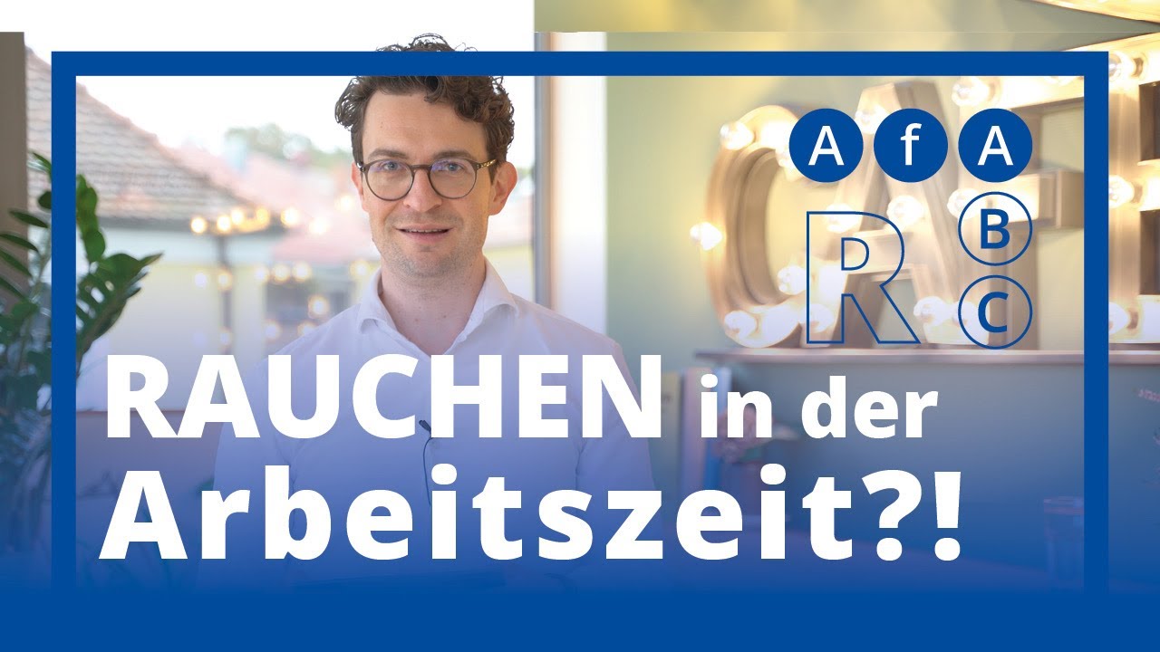 Update Rauchen am Arbeitsplatz