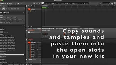 Make custom drum kits on Maschine
