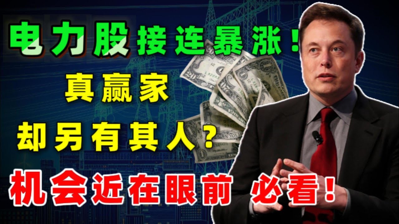 电力股连涨，你真看懂了吗？市场上最大的赢家，其实另有其人！下一波行情就在眼前，别等错过才后悔！NEE,CEG,GEV,VST,BWXT,PEG#美股  #投资 #电力 #熱門 #trading