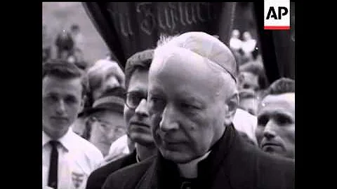 CARDINAL WYSZYNSKI IN AUSTRIA   - NO SOUND