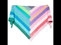 Super Simple Granny Stitch Log Cabin Shawl FREE PATTERN