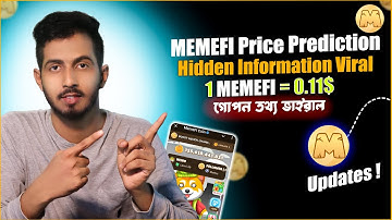 Memefi price prediction | Memefi  Hidden Information Viral | Memefi token allocation