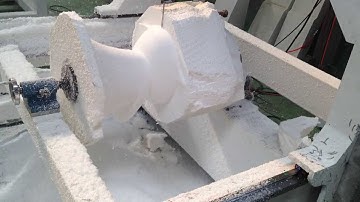 3D foam cutting with Rotary-  RC1325-R