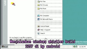 Menjalankan windows whistler build 2257 di hp android Limbo PC emulator #windows #limbopcemulator