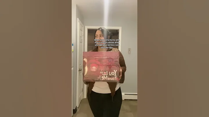 I’m just a girl with adult money 😅. #skullpanda #popmart #blindbox #unboxing