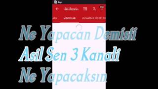 Ahmet 3 Kanali Ne Yapacaksin ? :)