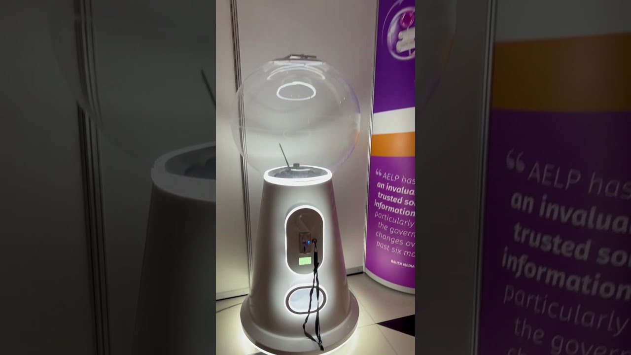 Gashapon Machine at London Exhibition | Boutique Party Hire