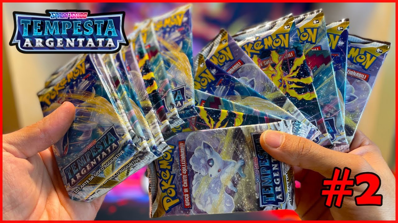 APRO IL BOX DI TEMPESTA ARGENTATA! Parte 2 | Unboxing Pokemon - YouTube