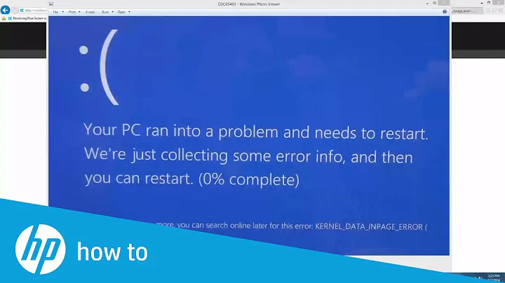 Resolving Blue Screen Errors in Windows 7 and Windows 8 | HP Computers | HP