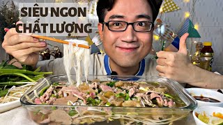 Ấm Bụng Với Tô Phở Bò Siêu Đặc Biệc Tái Nạm Gân Siêu Chất Lượng - Lâu Rồi Mới Ăn Lại Ta Nói Nó Ngon