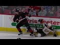 Andrei Svechnikov throws a solid hit on Kevin Shattenkirk