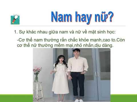Tuần 2 - KHOA HỌC - Bài Nam hay nữ