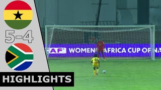 Ghana vs Banyana Banyana Highlights & Goals Penalty shootout Women's Africa Cup of Nations 2025