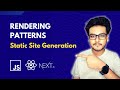Ep3 Static site generation (SSG) with and without data | Rendering Patterns | Next.js | ReactJs