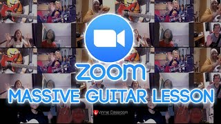 Massive ZOOM Guitar Lesson!