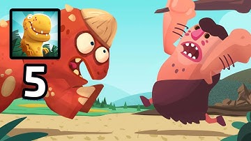 Dino Bash - Defend & Fight Gameplay - Part 5 (Android,IOS)