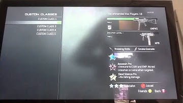 Mw3 custom class setup