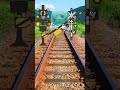 【踏切アニメ】　踊るふみきりカンカンとはやぶさrailroad crossing #Shorts #ショート