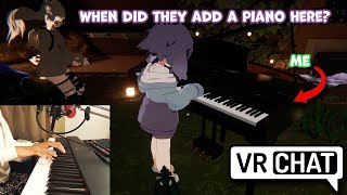 THEY DIDN'T KNOW I WAS THE PIANO | VRChat Piano Moments