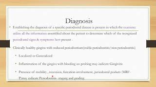 Periodontal Assessment  2 & 3